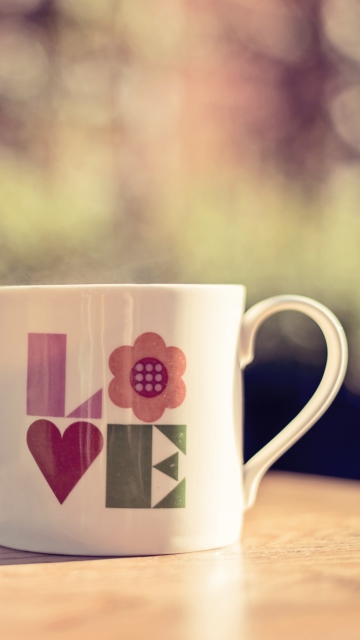 Das Love Mug Wallpaper 360x640