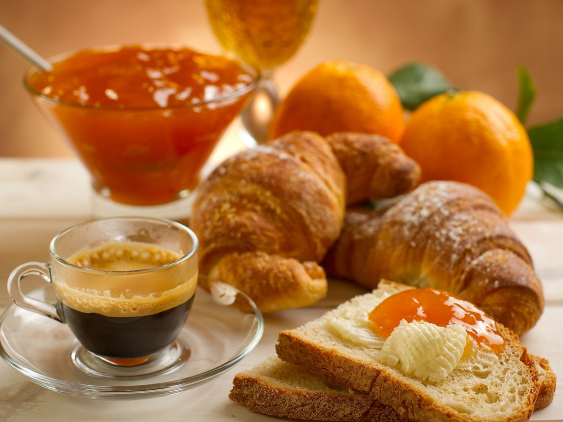 Continental Breakfast wallpaper 1152x864