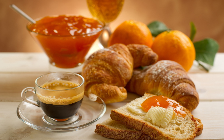 Continental Breakfast wallpaper