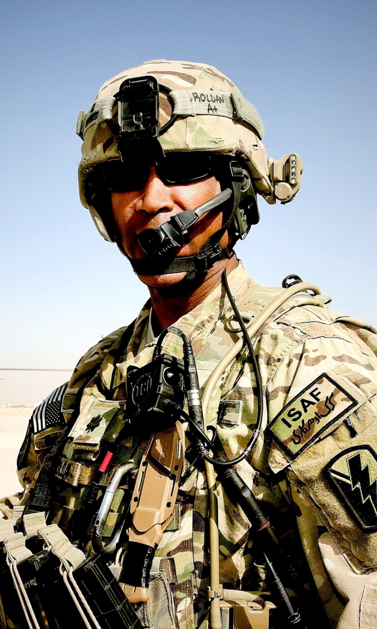 Fondo de pantalla Afghanistan Soldier 768x1280