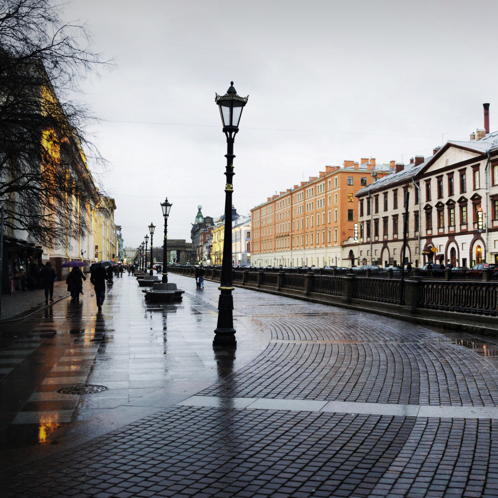 Fondo de pantalla Nevsky Prospect in St  Petersburg 1024x1024