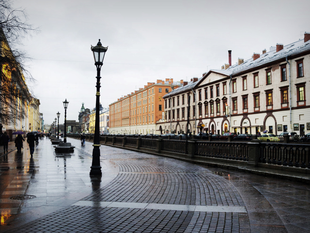 Fondo de pantalla Nevsky Prospect in St  Petersburg 1024x768