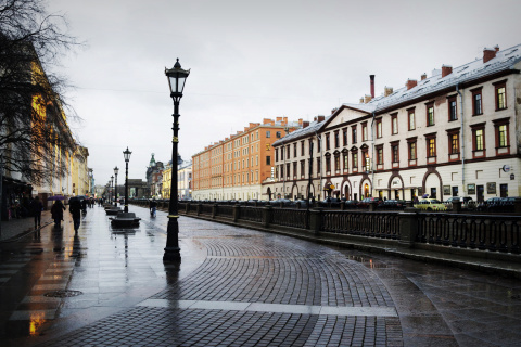 Sfondi Nevsky Prospect in St  Petersburg 480x320