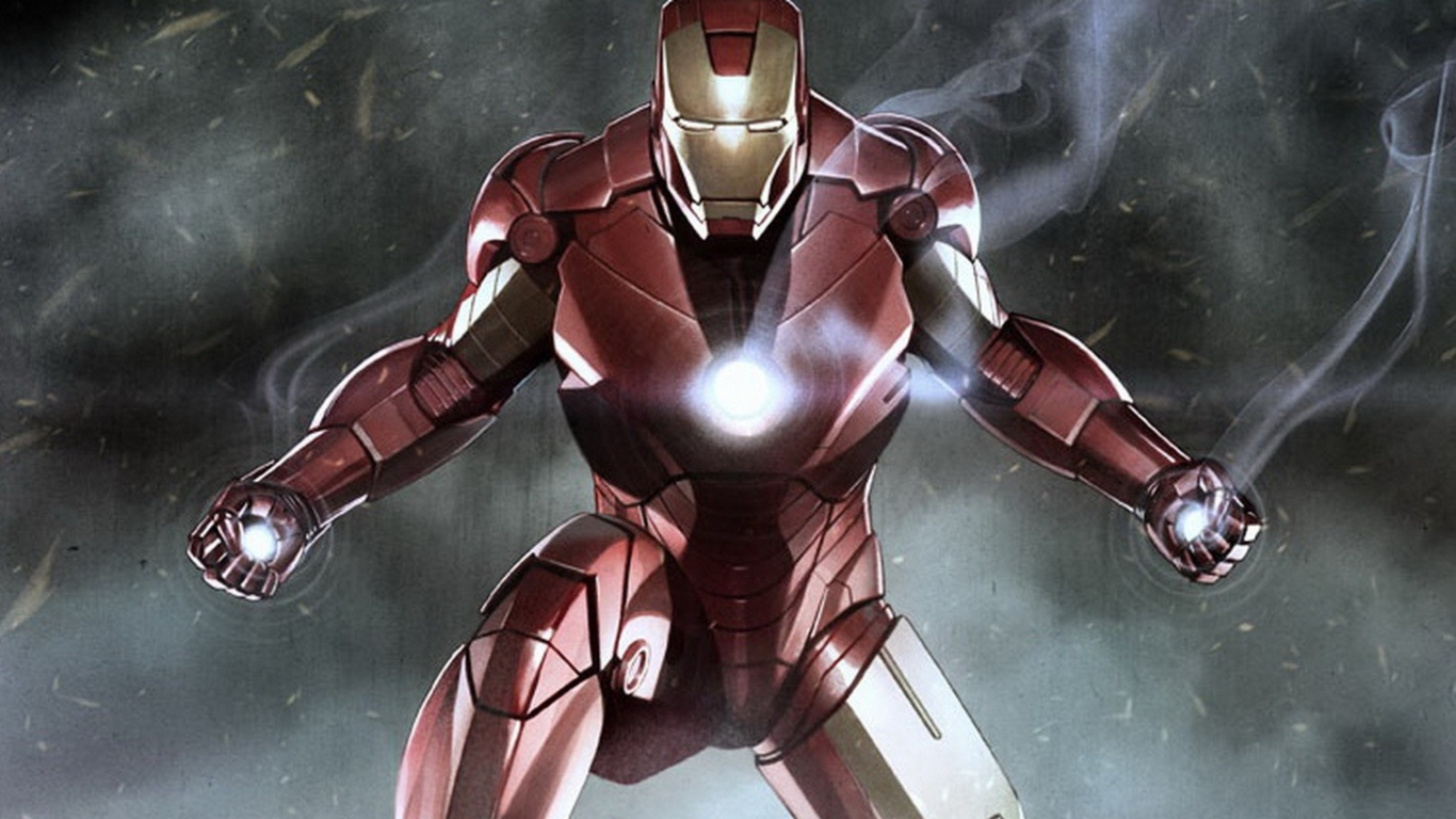 Screenshot №1 pro téma Iron Man 1366x768