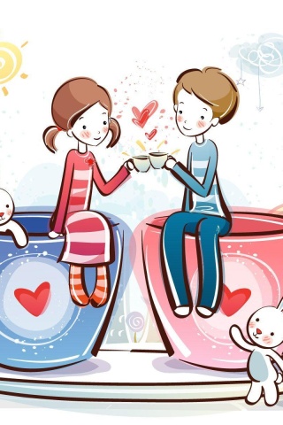 Valentine Cartoon Images screenshot #1 320x480