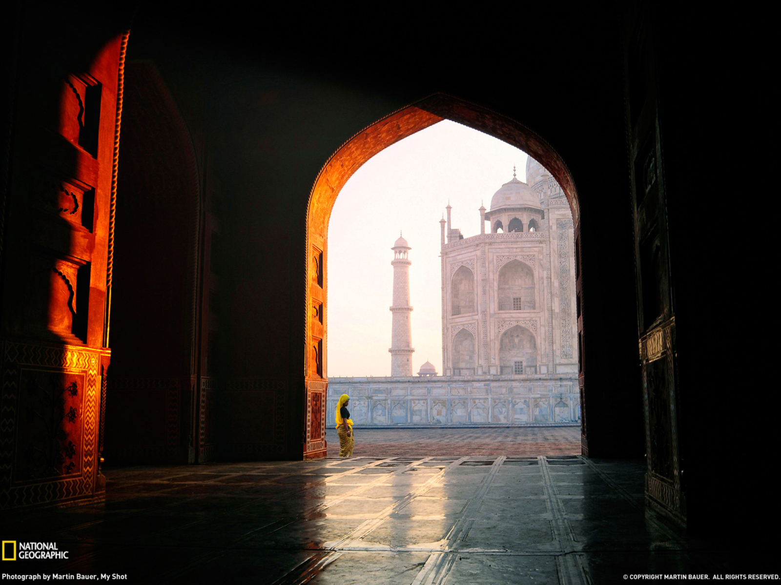 Das Taj Mahal, India Wallpaper 1600x1200