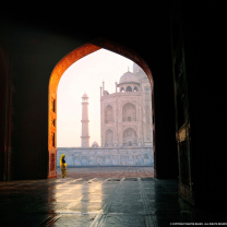 Das Taj Mahal, India Wallpaper 208x208