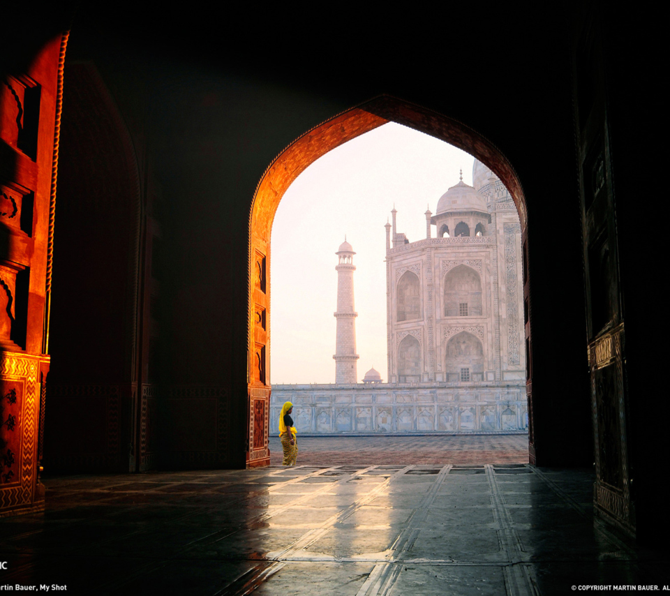 Fondo de pantalla Taj Mahal, India 960x854