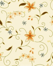 Das Floral Design Wallpaper 176x220