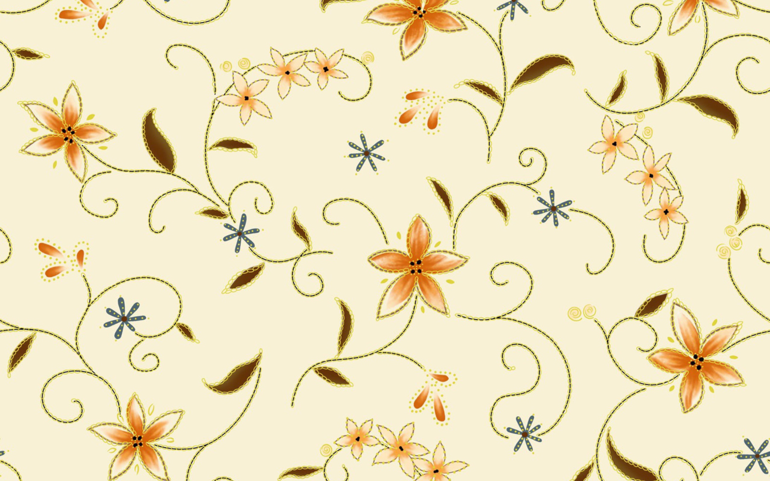 Das Floral Design Wallpaper 2560x1600