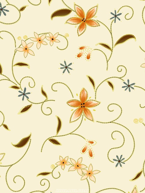Das Floral Design Wallpaper 480x640