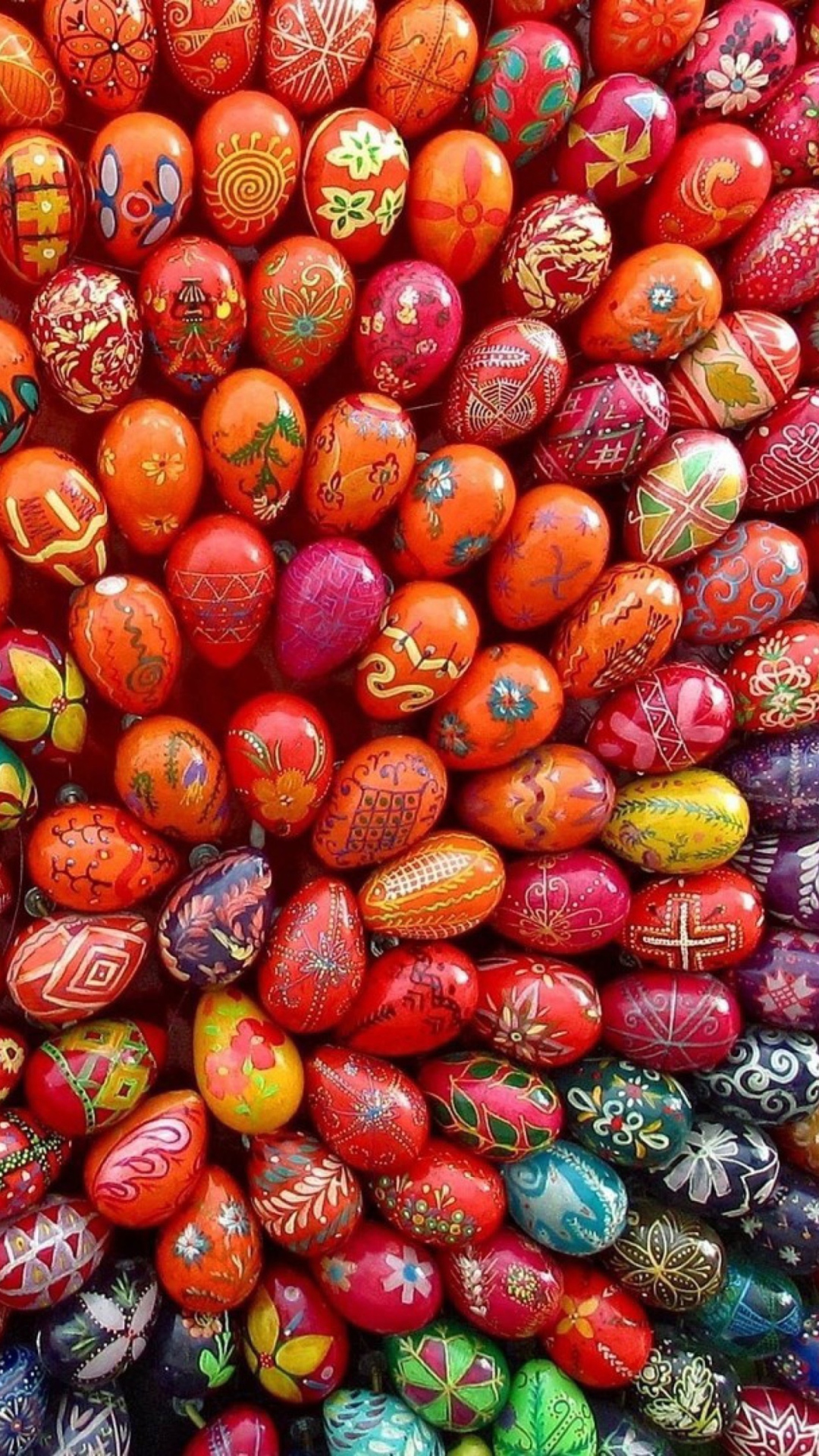 Fondo de pantalla Colorful Easter Eggs 1080x1920