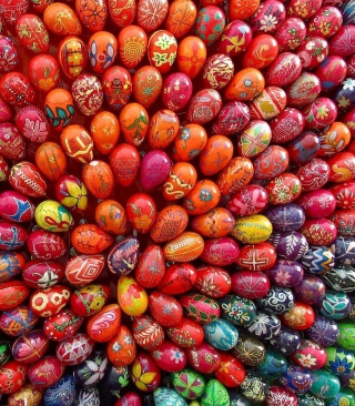 Colorful Easter Eggs sfondi gratuiti per Nokia C5-06