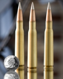 Sfondi Bullets And Quarter Dollar 128x160