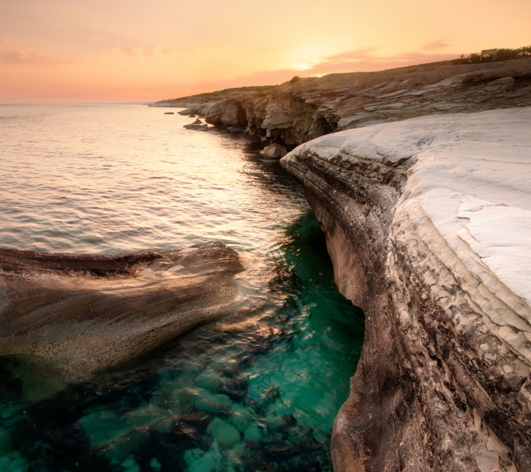Das Cyprus Beach Wallpaper 1080x960