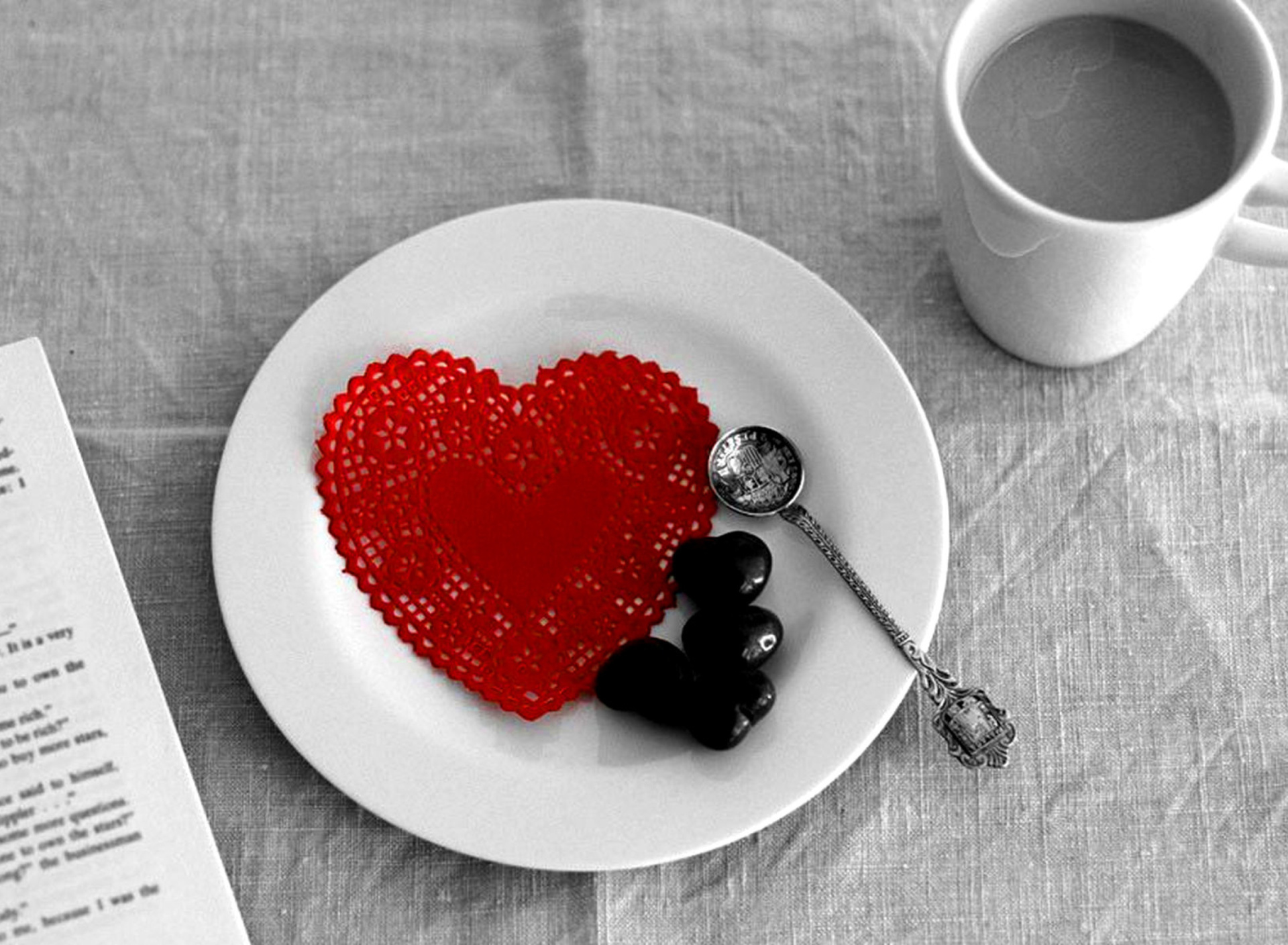 Fondo de pantalla Valentine Breakfast 1920x1408