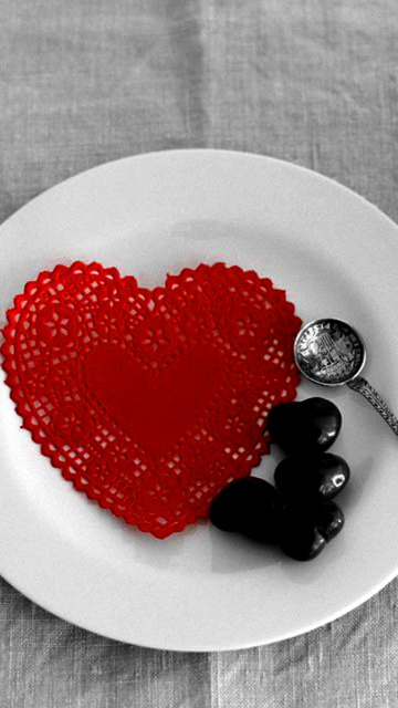 Das Valentine Breakfast Wallpaper 360x640