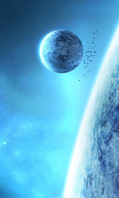 Small Planet wallpaper 480x800