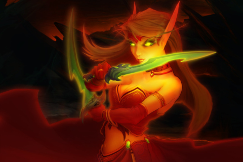 Das World Of Warcraft Wallpaper 480x320