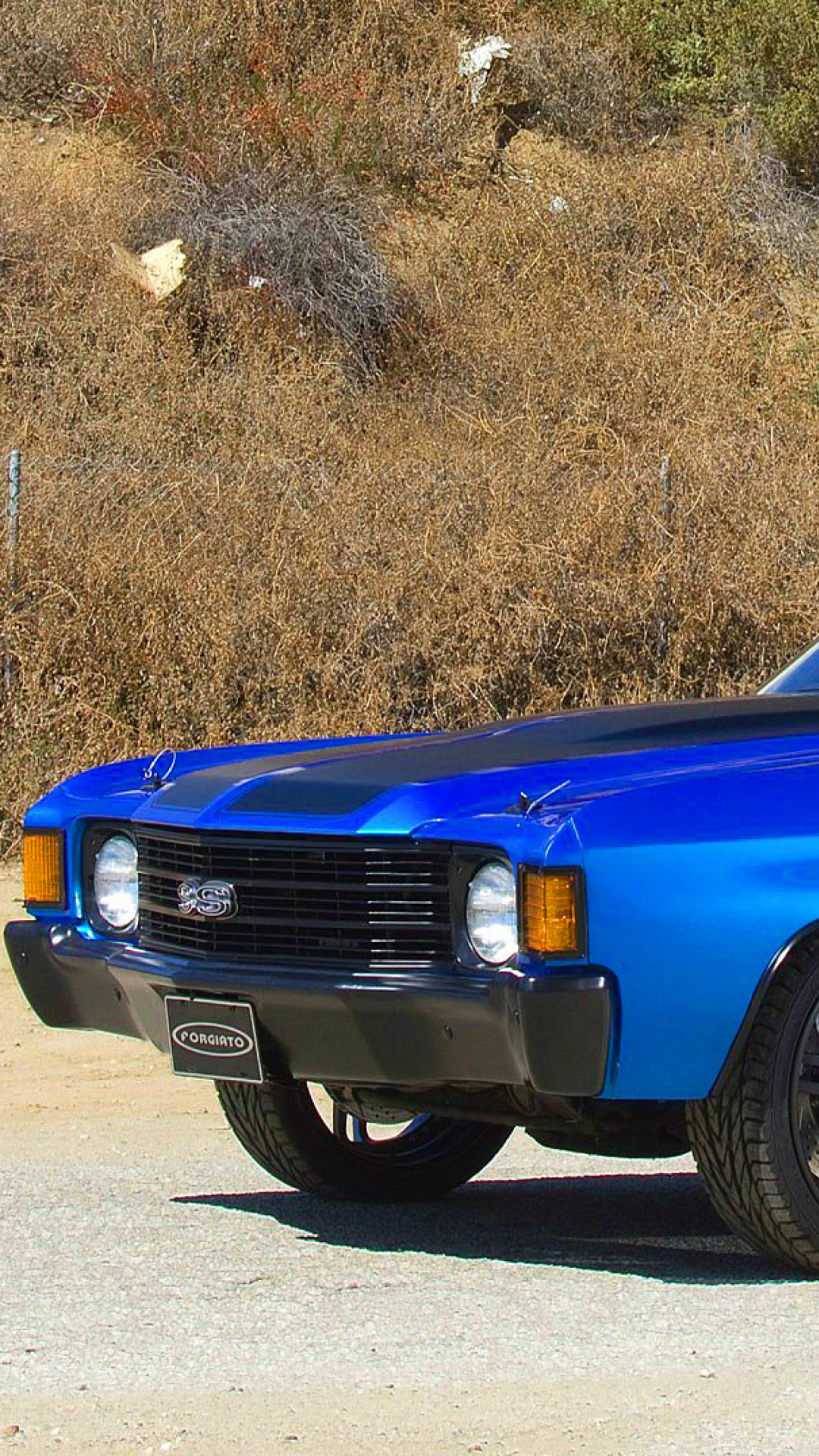 Обои 1972 Chevrolet Chevelle SS Coupe 1080x1920