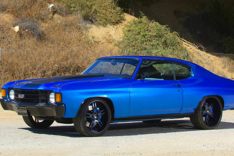 1972 Chevrolet Chevelle SS Coupe wallpaper 480x320