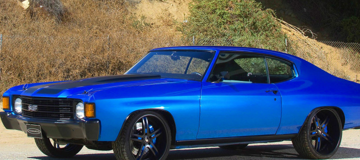 1972 Chevrolet Chevelle SS Coupe wallpaper 720x320