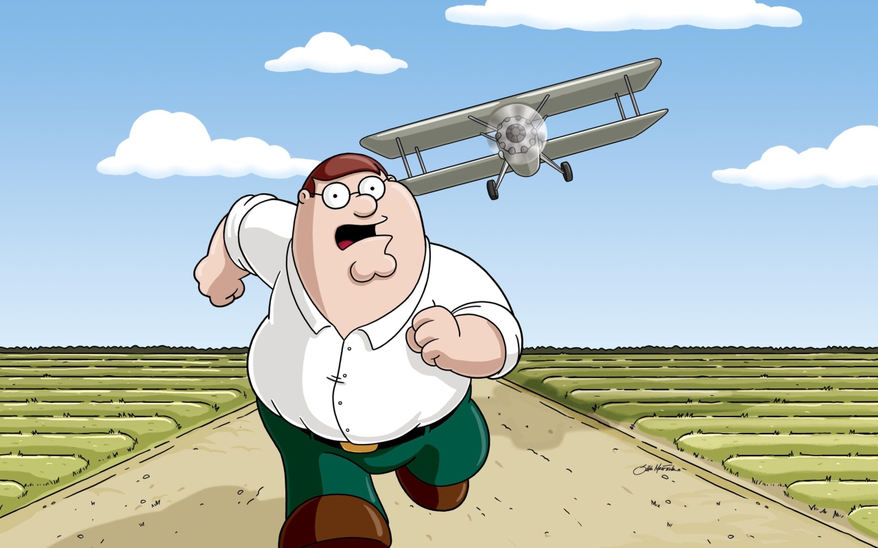 Das Family Guy - Peter Griffin Wallpaper 1280x800