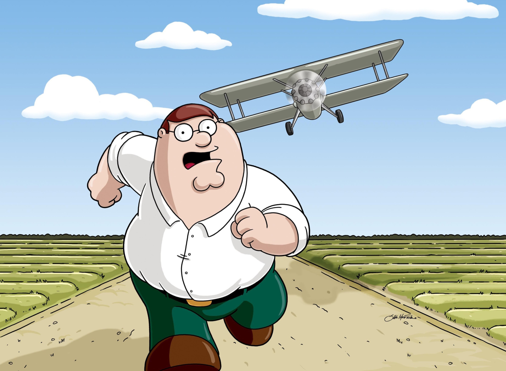 Family Guy - Peter Griffin wallpaper 1920x1408