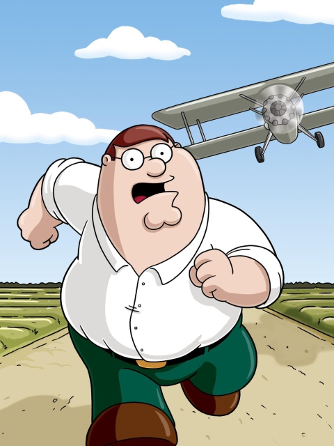 Das Family Guy - Peter Griffin Wallpaper 480x640