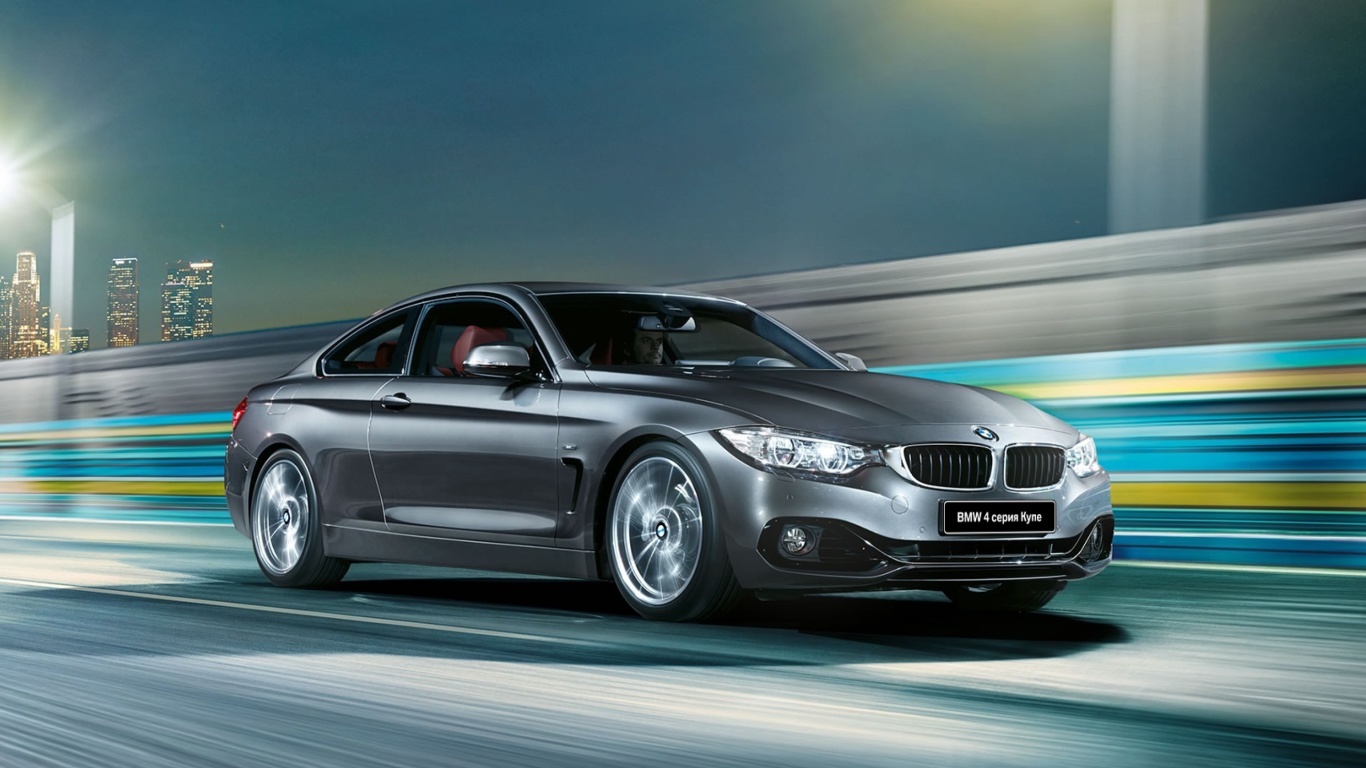 BMW 4 series Gran Coupe F32 wallpaper 1366x768