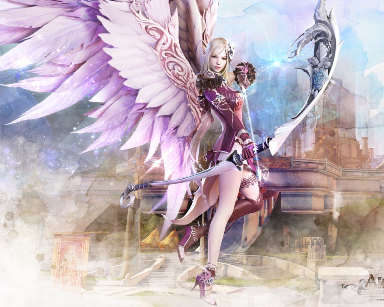 Fantasy Archer Girl wallpaper 1280x1024