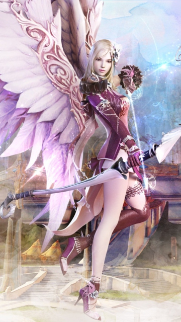 Fantasy Archer Girl wallpaper 360x640