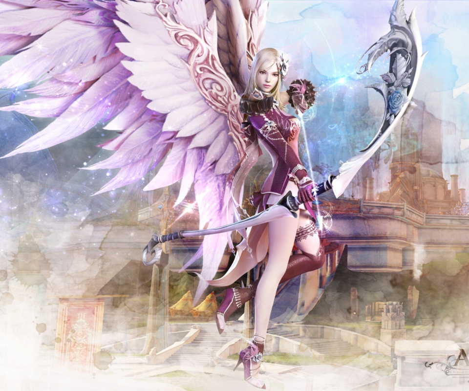 Screenshot №1 pro téma Fantasy Archer Girl 960x800