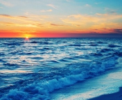 Screenshot №1 pro téma Ocean Beach At Sunset 176x144