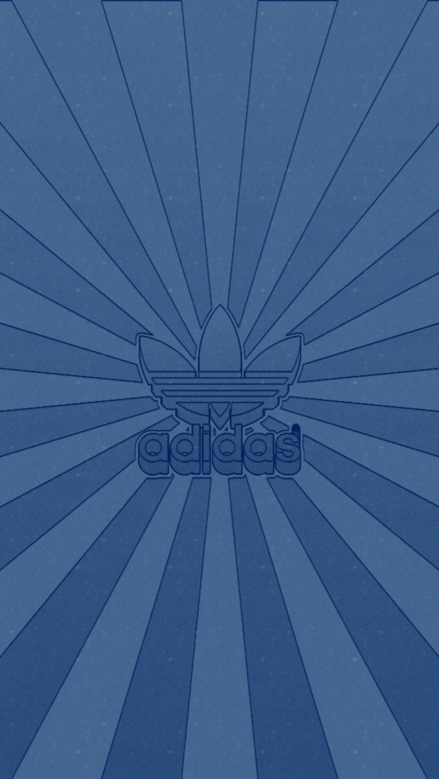 Adidas Blue wallpaper 640x1136