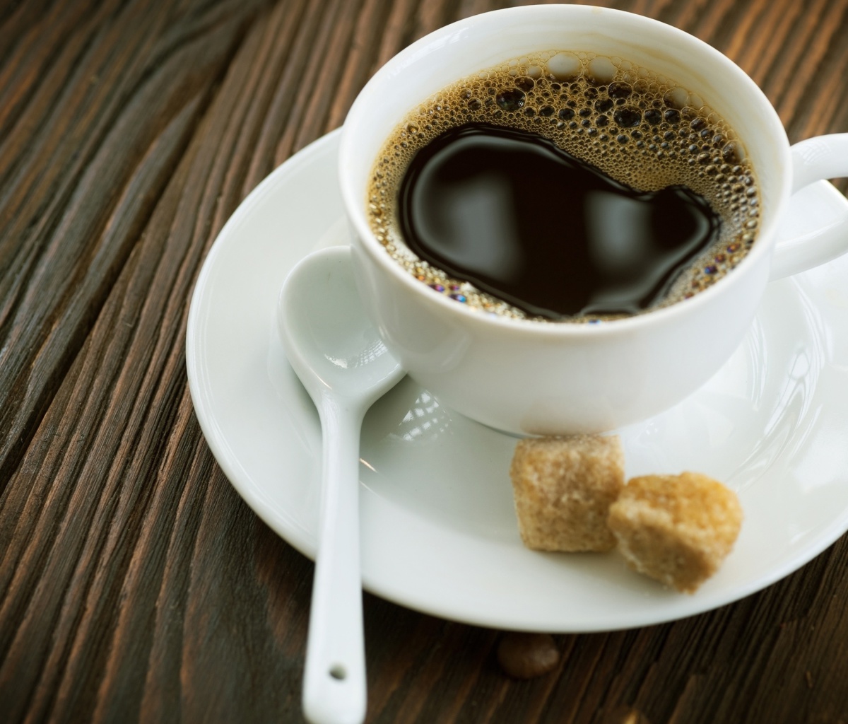 Обои Coffee with refined sugar 1200x1024