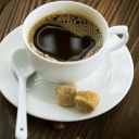 Обои Coffee with refined sugar 128x128