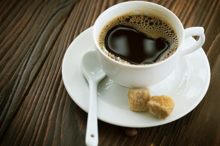 Fondo de pantalla Coffee with refined sugar