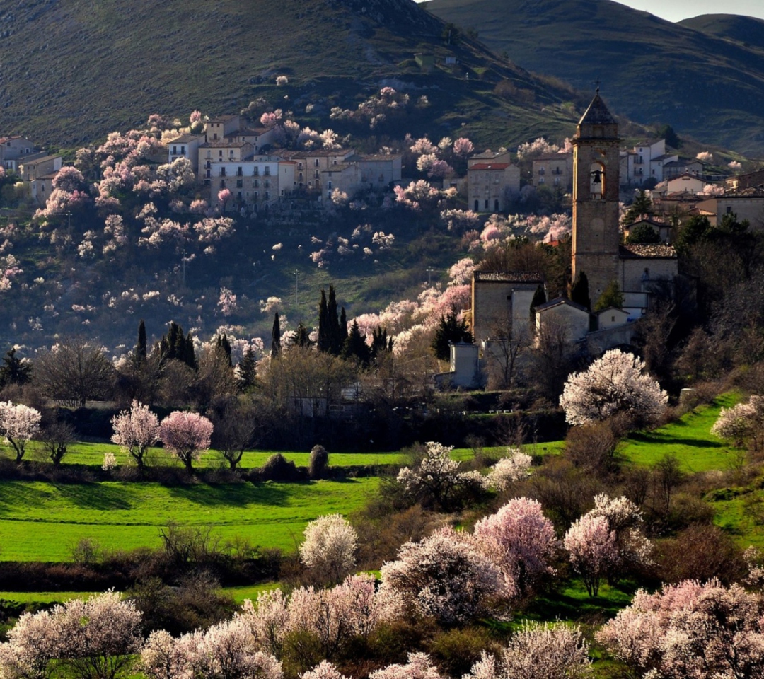 Fondo de pantalla Spring In Italy 1080x960