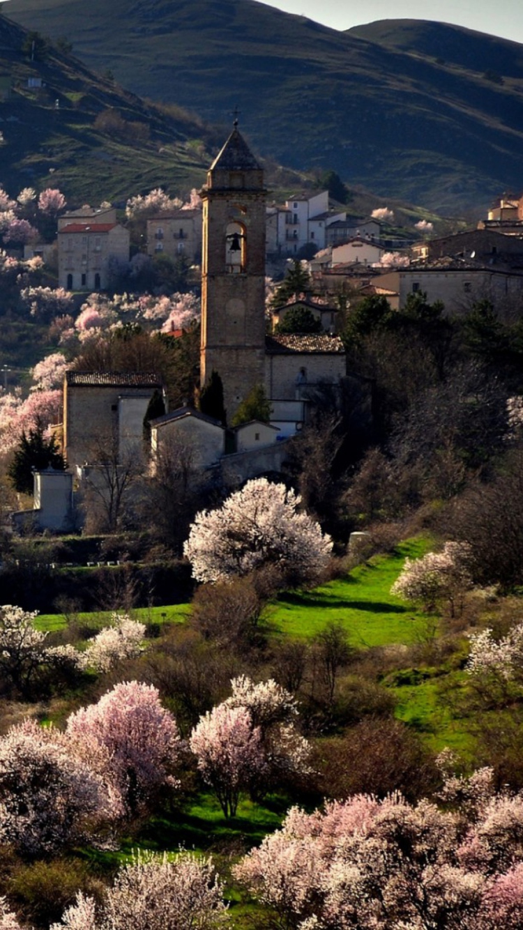 Fondo de pantalla Spring In Italy 750x1334