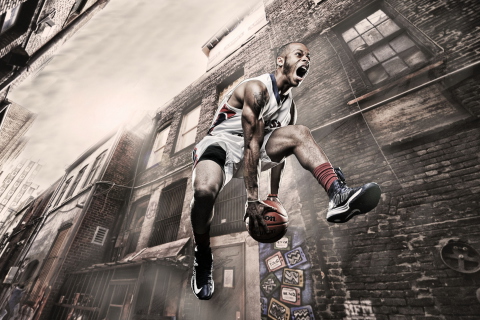 Das Basketball Player Wallpaper 480x320