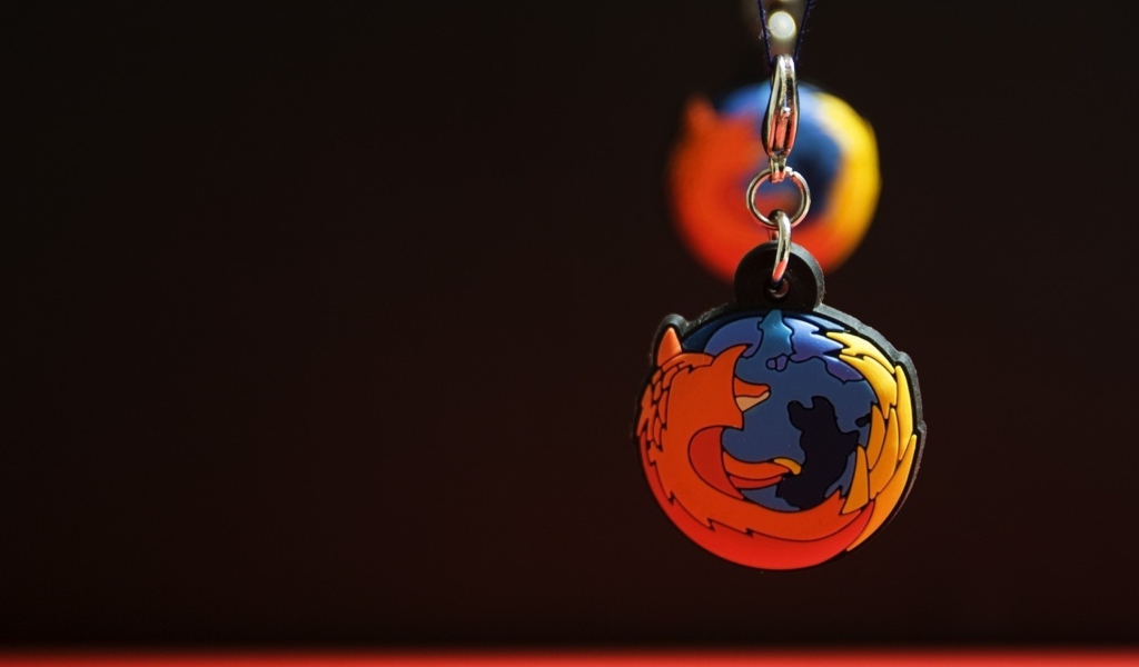 Das Firefox Key Ring Wallpaper 1024x600