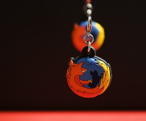 Firefox Key Ring wallpaper 480x400