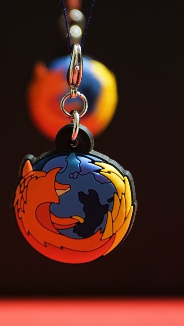 Das Firefox Key Ring Wallpaper 640x1136
