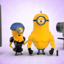 Despicable Me 2 in Gym wallpaper 208x208