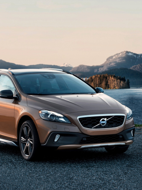 Das Volvo V40 Cross Country Wallpaper 480x640