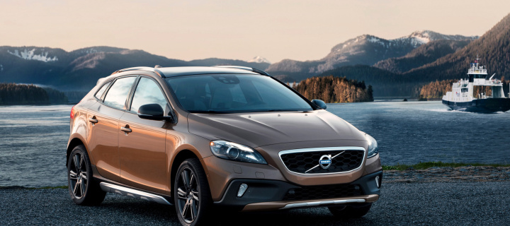 Das Volvo V40 Cross Country Wallpaper 720x320