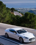 Aston Martin on Highway screenshot #1 128x160