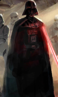 Das Star Wars Darth Vader Wallpaper 240x400