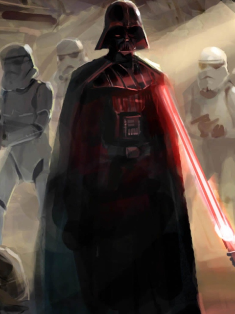 Fondo de pantalla Star Wars Darth Vader 480x640